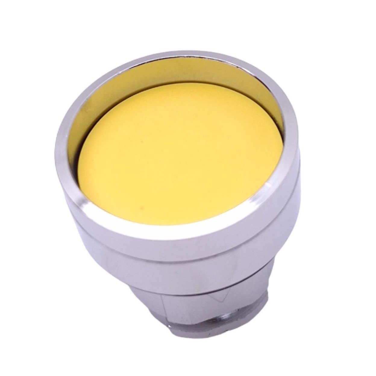 New Schneider Electric ZB4BA56 Harmony Yellow Push Button Head, ø22mm, Recessed