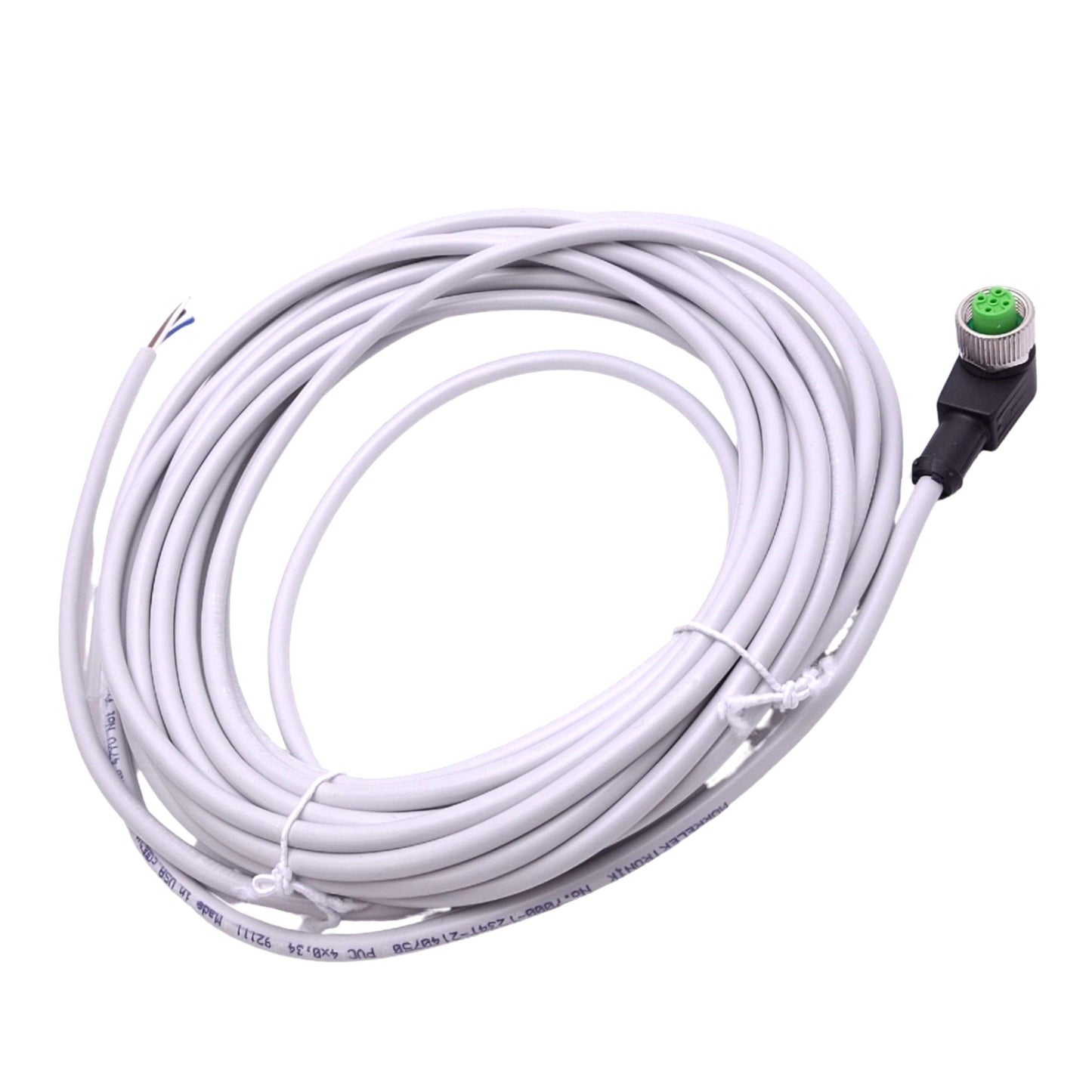 New Murr Elektronik 7000-12341-2140750 Cordset, M12 5-Pin Female 90°, 7.5m Length