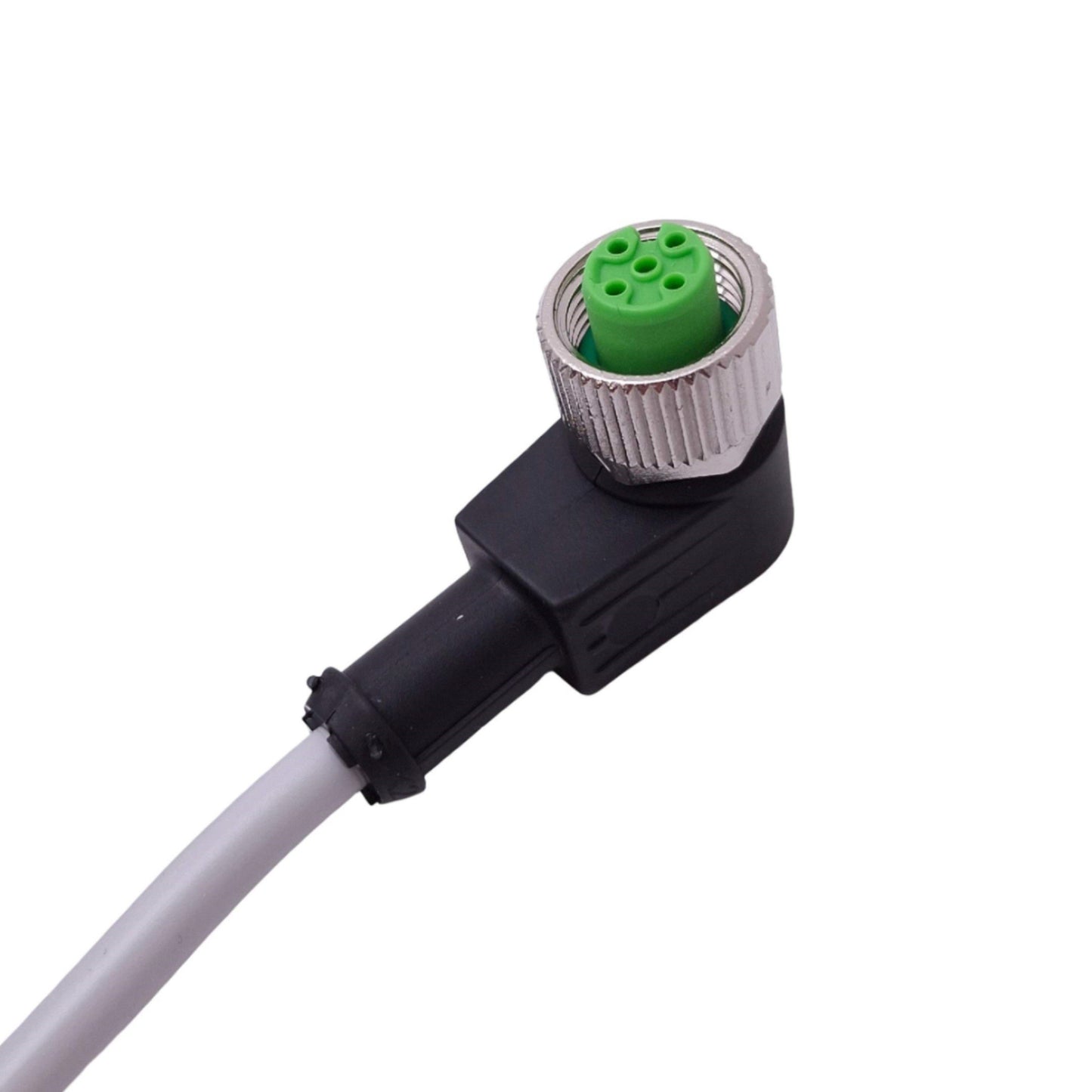 New Murr Elektronik 7000-12341-2140750 Cordset, M12 5-Pin Female 90°, 7.5m Length
