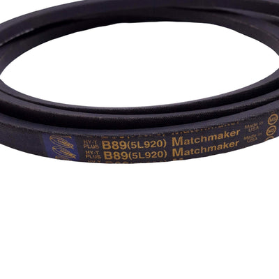 New Goodyear B89-HY-T 5L920 Wrapped V-Belt, 92" x 0.66", 89" Inner Length
