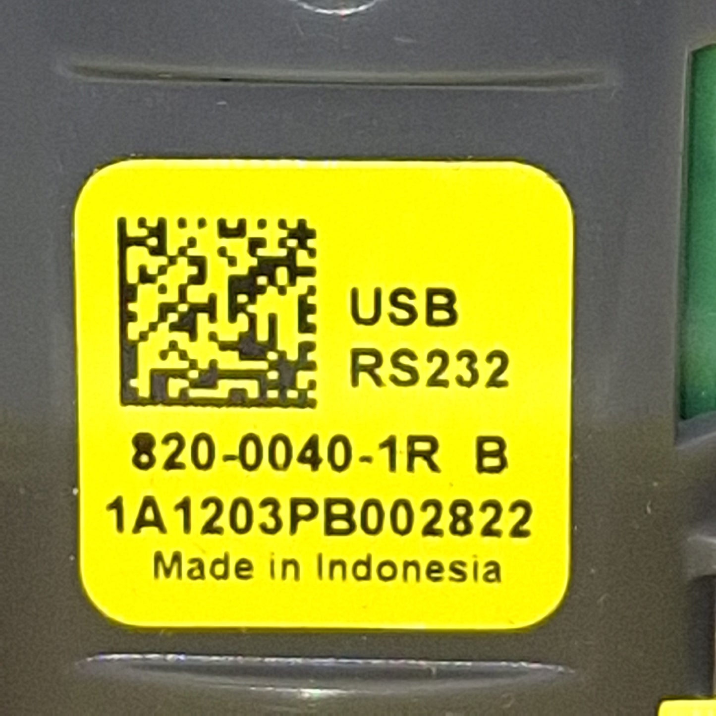 Used Cognex 820-0040-1R DataMan 8000 Series RS-232/USB Communication Module, RJ50