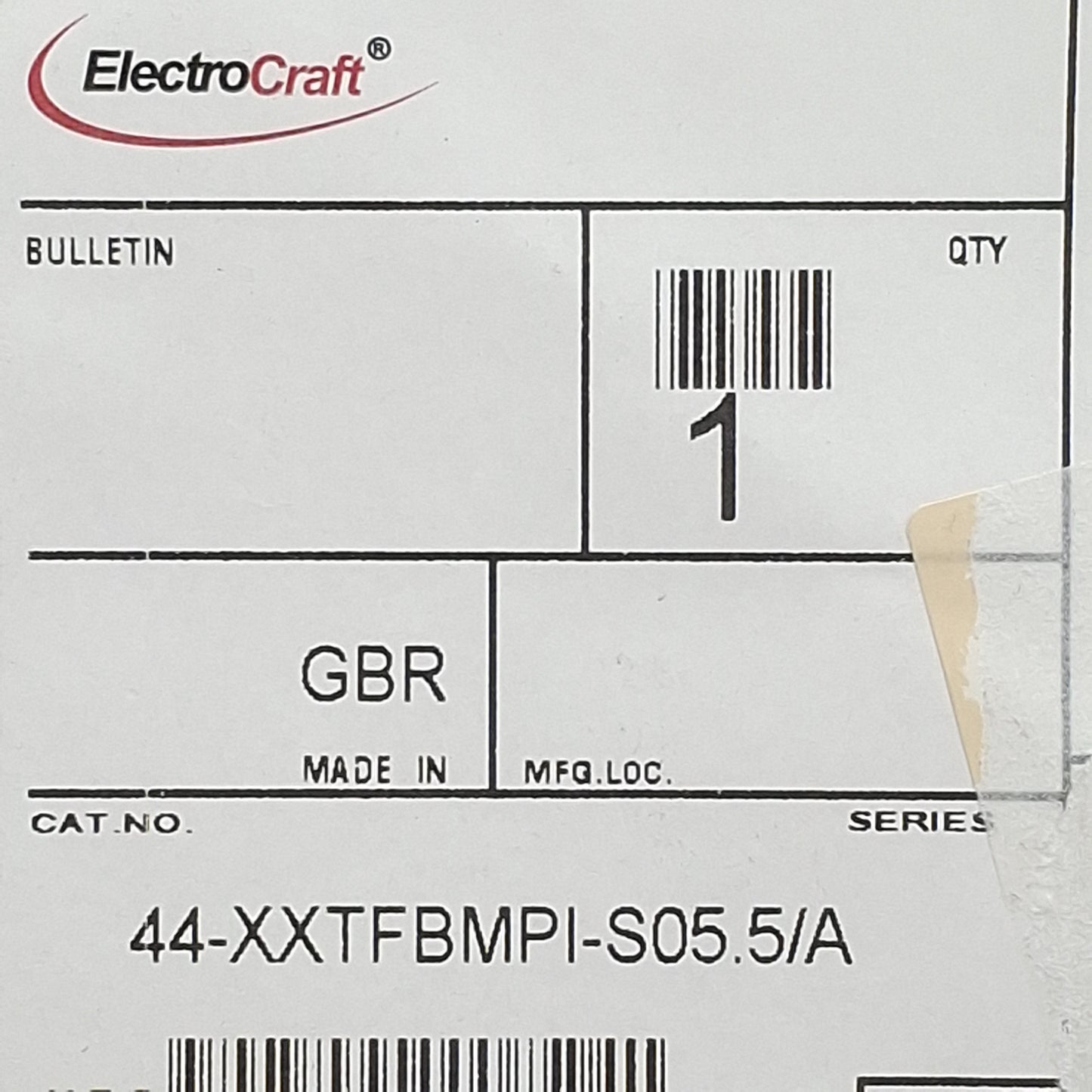 New ElectroCraft 44-0442-005.5M 44-XXTFBMPI-S05.5/A Motor Cable, 15-Pin DSub, 5m