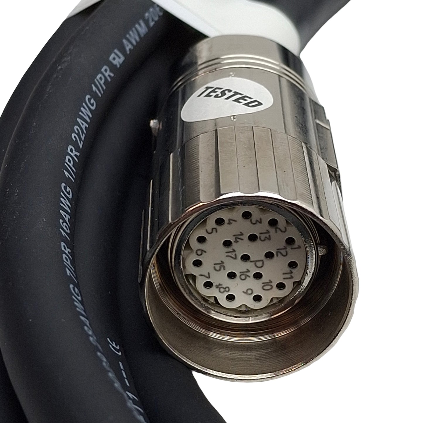 New ElectroCraft 44-0442-005.5M 44-XXTFBMPI-S05.5/A Motor Cable, 15-Pin DSub, 5m