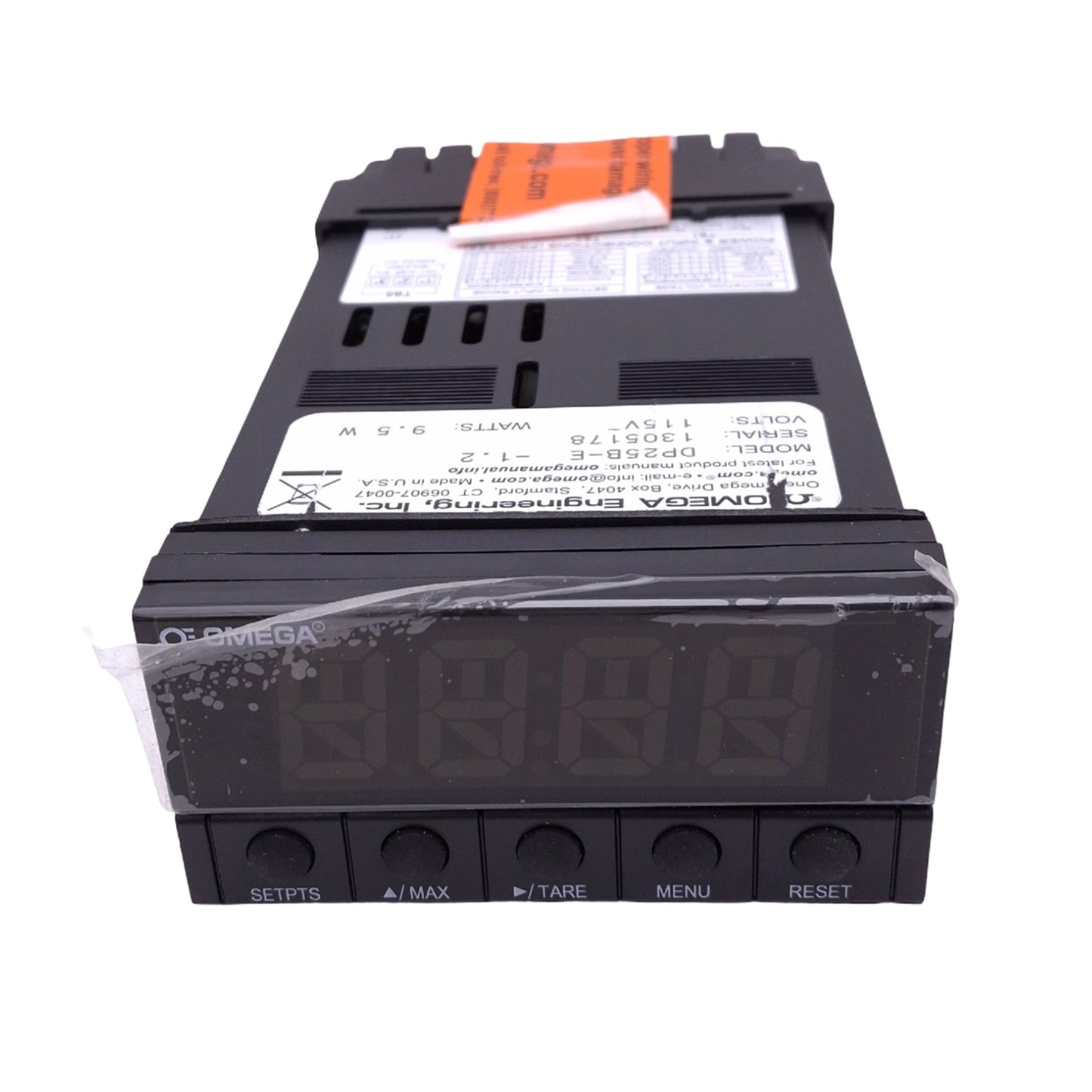 New – Open box Omega DP25B-E-1.2 Process Panel Meter, 4-Digit, 0-10VDC 0-20mA In, 1/8 DIN