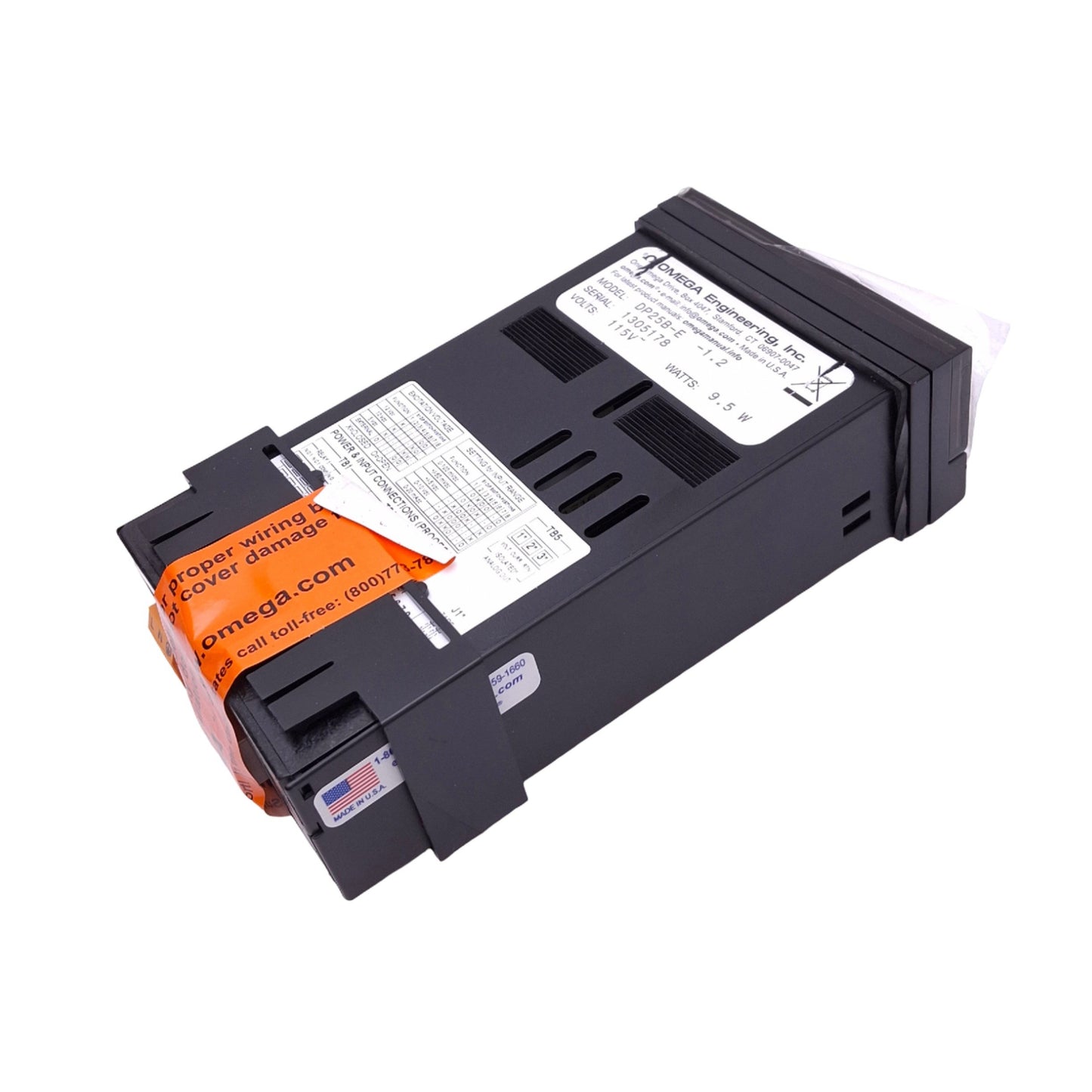 New – Open box Omega DP25B-E-1.2 Process Panel Meter, 4-Digit, 0-10VDC 0-20mA In, 1/8 DIN