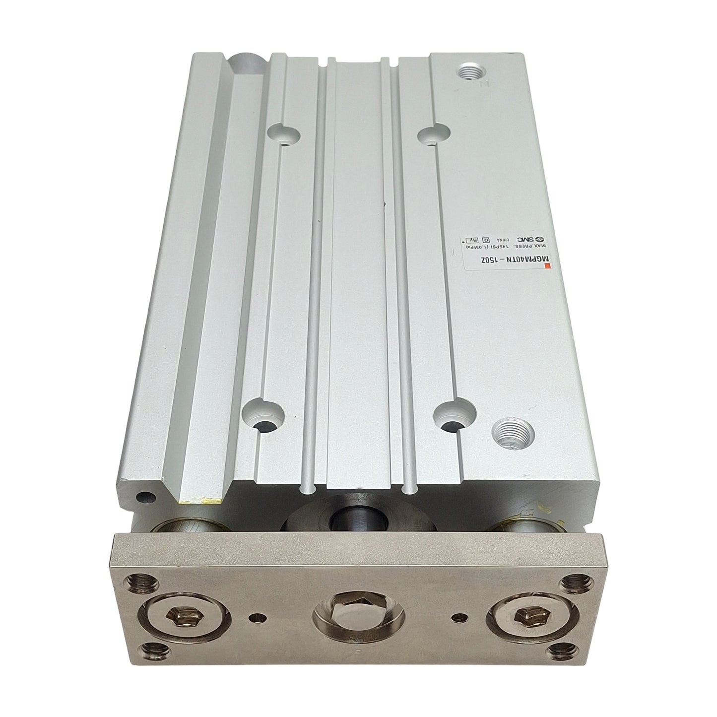 New – Open box SMC MGPM40TN-150Z Compact Guided Cylinder, ø40mm Bore, 150mm Stroke, 1/8in NPT