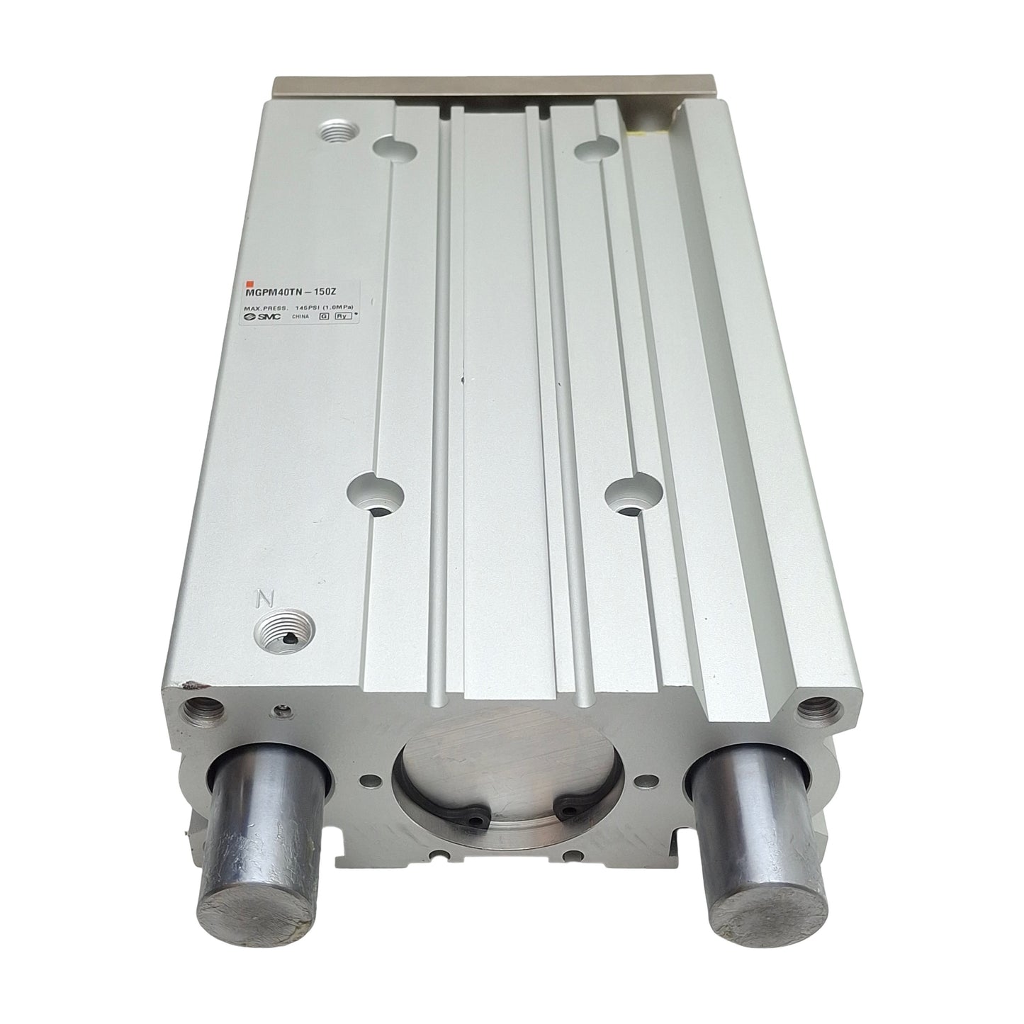 New – Open box SMC MGPM40TN-150Z Compact Guided Cylinder, ø40mm Bore, 150mm Stroke, 1/8in NPT