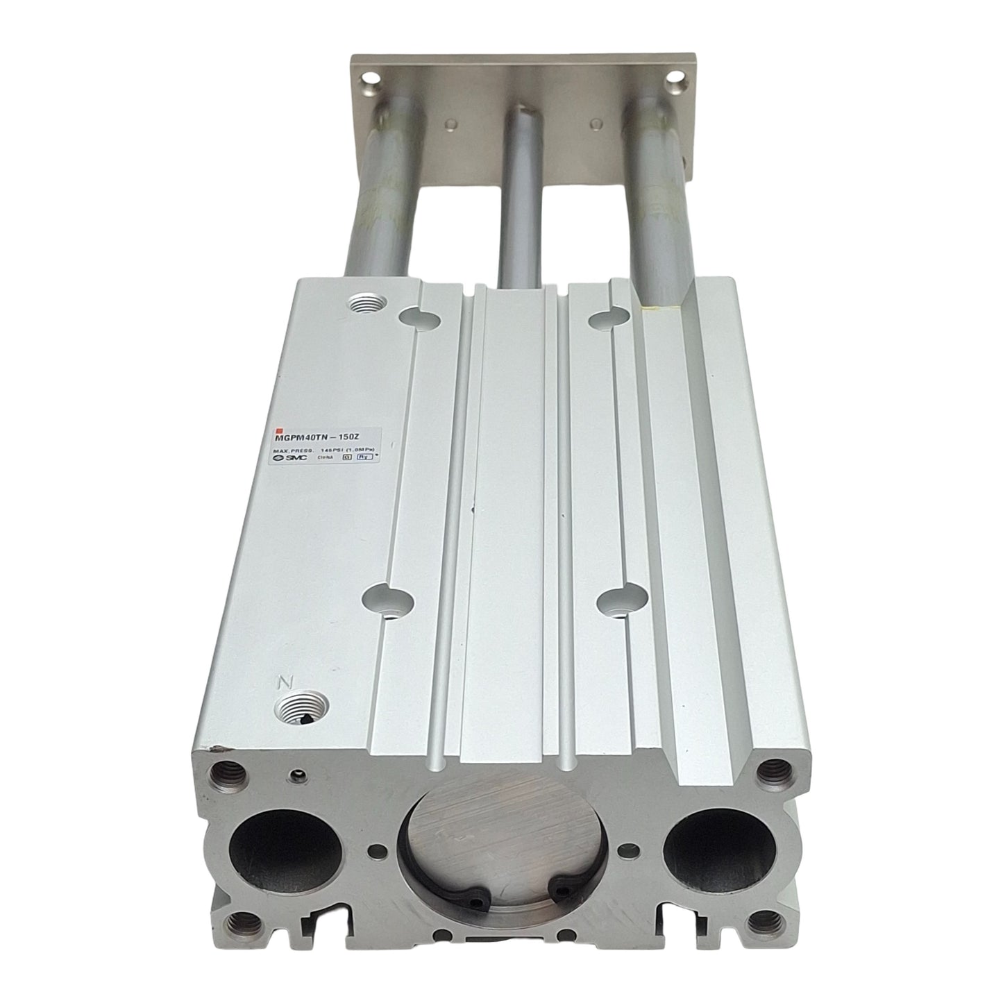 New – Open box SMC MGPM40TN-150Z Compact Guided Cylinder, ø40mm Bore, 150mm Stroke, 1/8in NPT