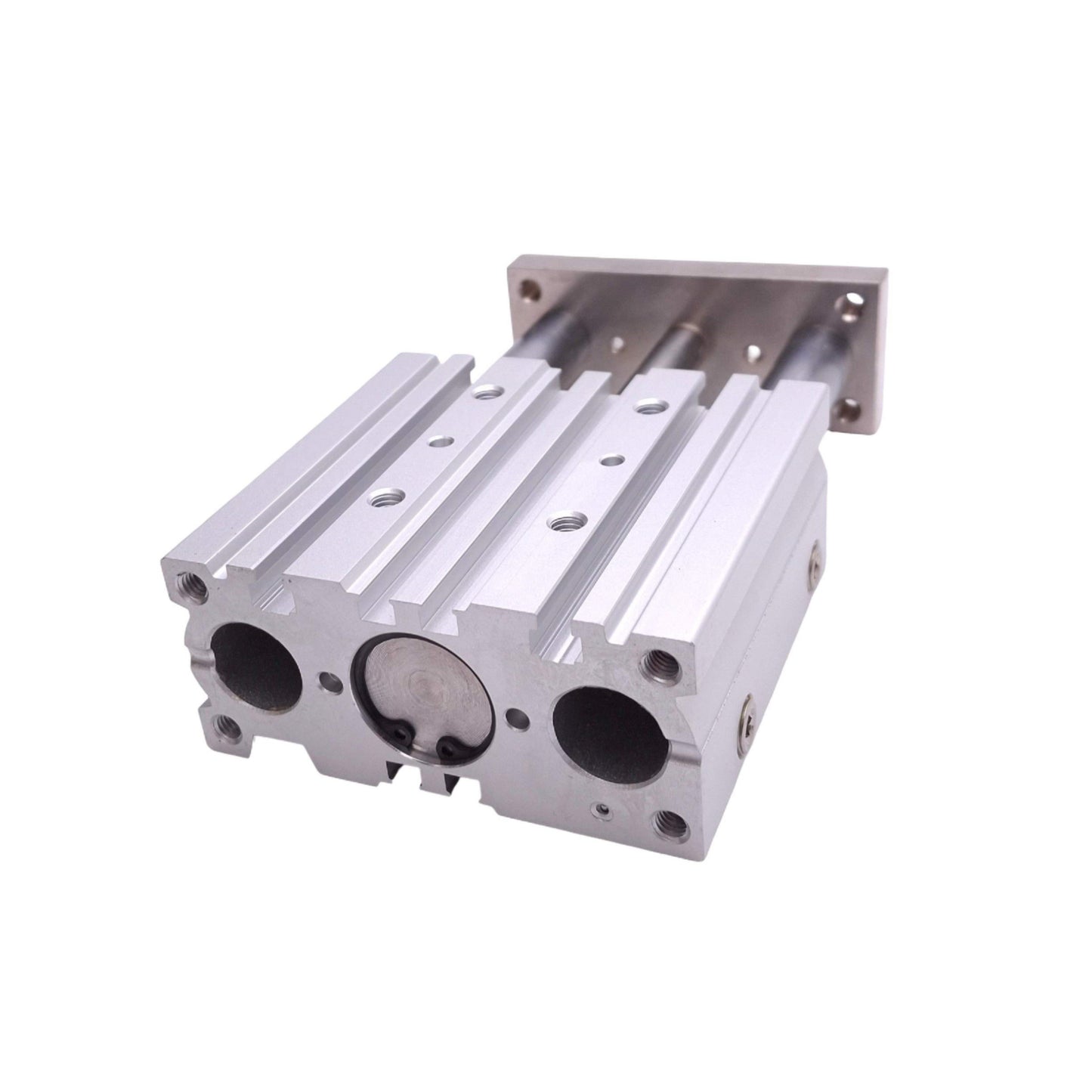 New – Open box SMC MGPM25N-50 Compact Guided Cylinder, 25mm Bore, 50mm Stroke, 1/8" NPT, 145psi