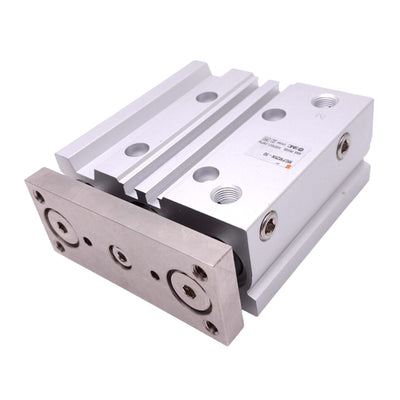New – Open box SMC MGPM25N-50 Compact Guided Cylinder, 25mm Bore, 50mm Stroke, 1/8" NPT, 145psi