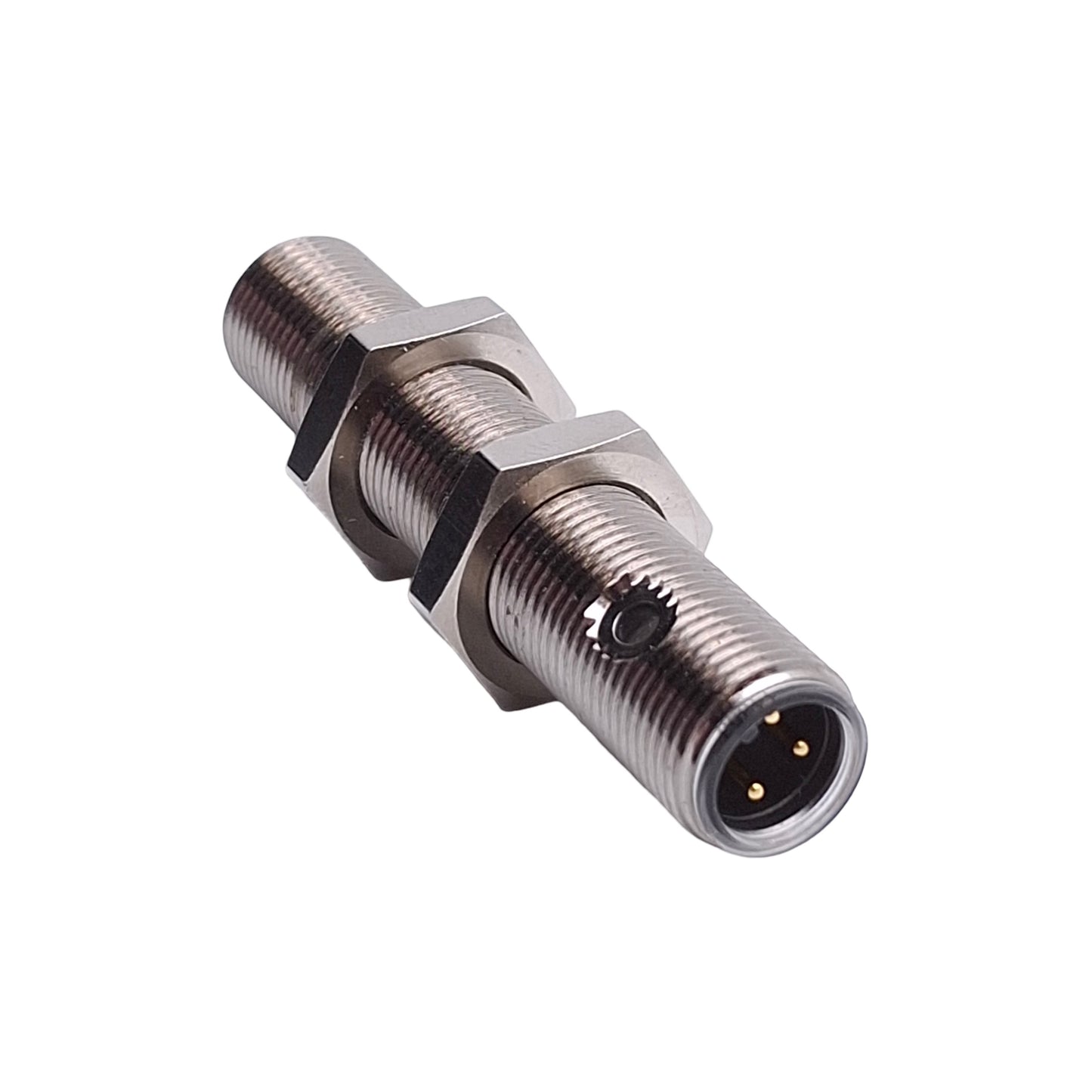 Used Pepperl & Fuchs NBB2-12GM50-E2-V1 Proximity Sensor, 2mm Range, PNP NO, 6-36VDC