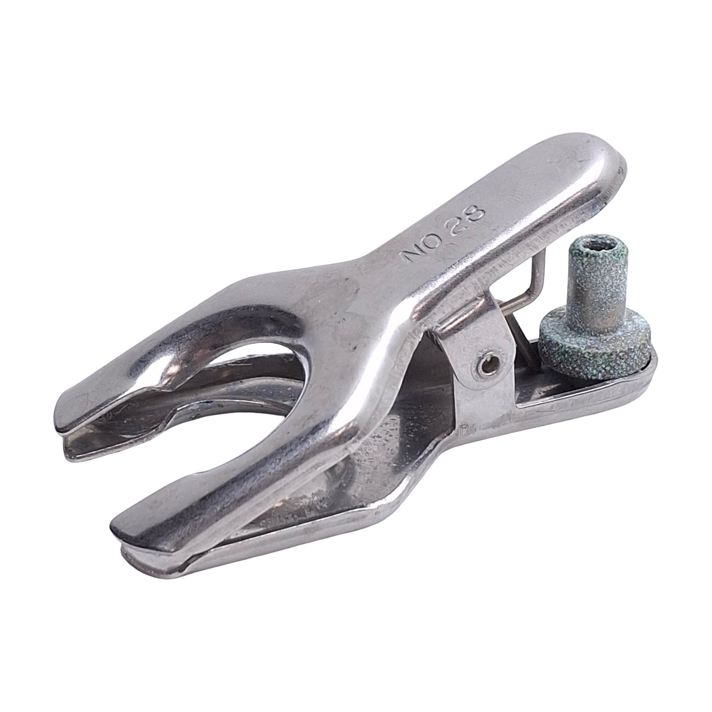 Used Kimble No28 Spherical Joint Pinch Clamp, For Size 28 Joint, Fits 12-15 O-Ring