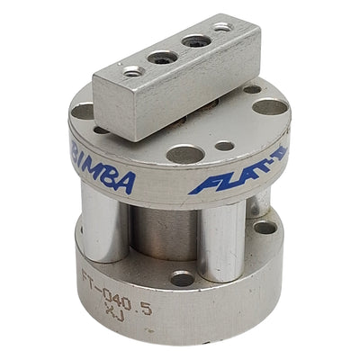 Used Bimba FT-040.5 Flat-II Pneumatic Cylinder, ø3/4in Bore, 0.5in Stroke, #10-32UNF