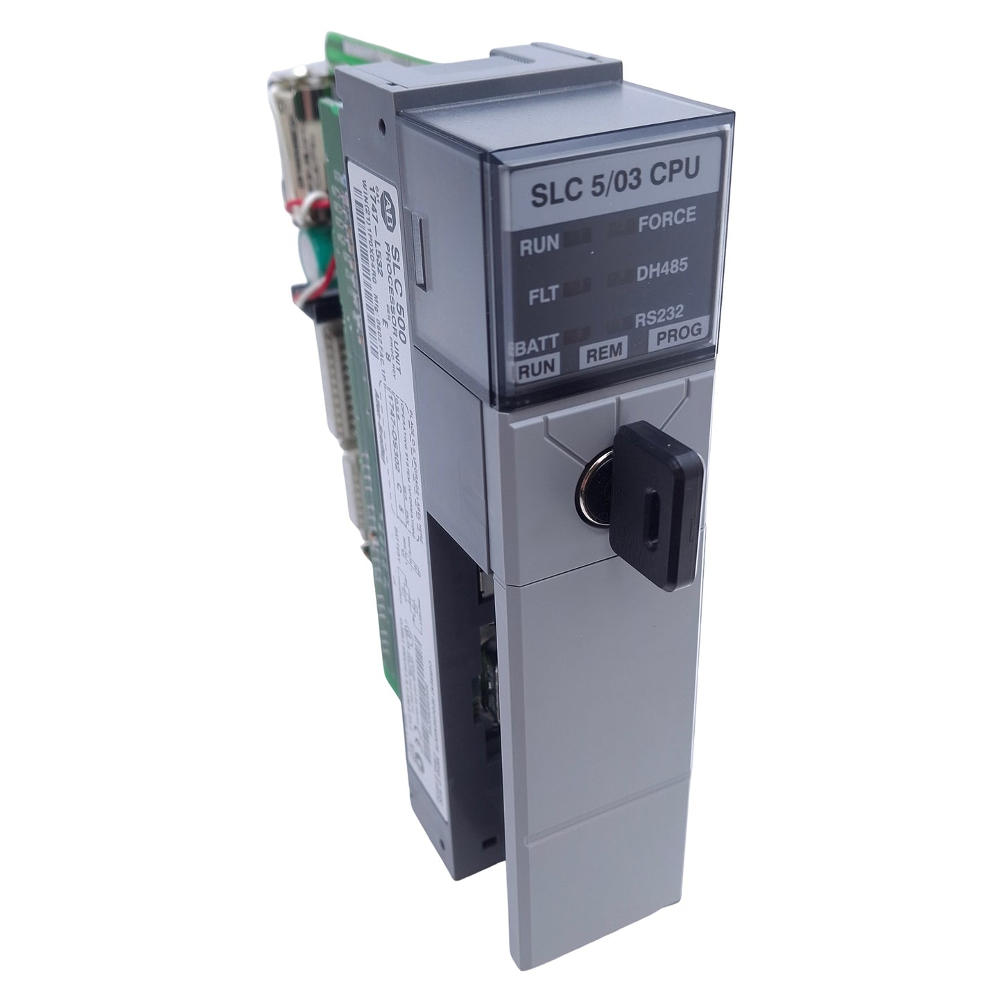 Used Allen Bradley 1747-L532 SLC 500 Processor Unit, 16K Memory, 5/24VDC, 1ms/k Scan