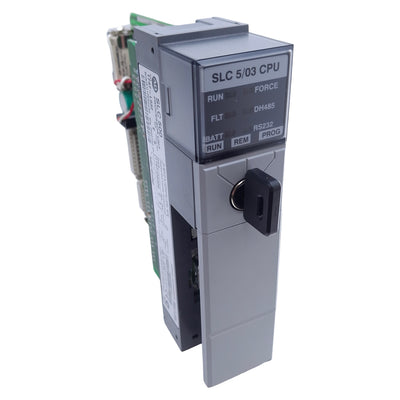 Used Allen Bradley 1747-L532 SLC 500 Processor Unit, 16K Memory, 5/24VDC, 1ms/k Scan