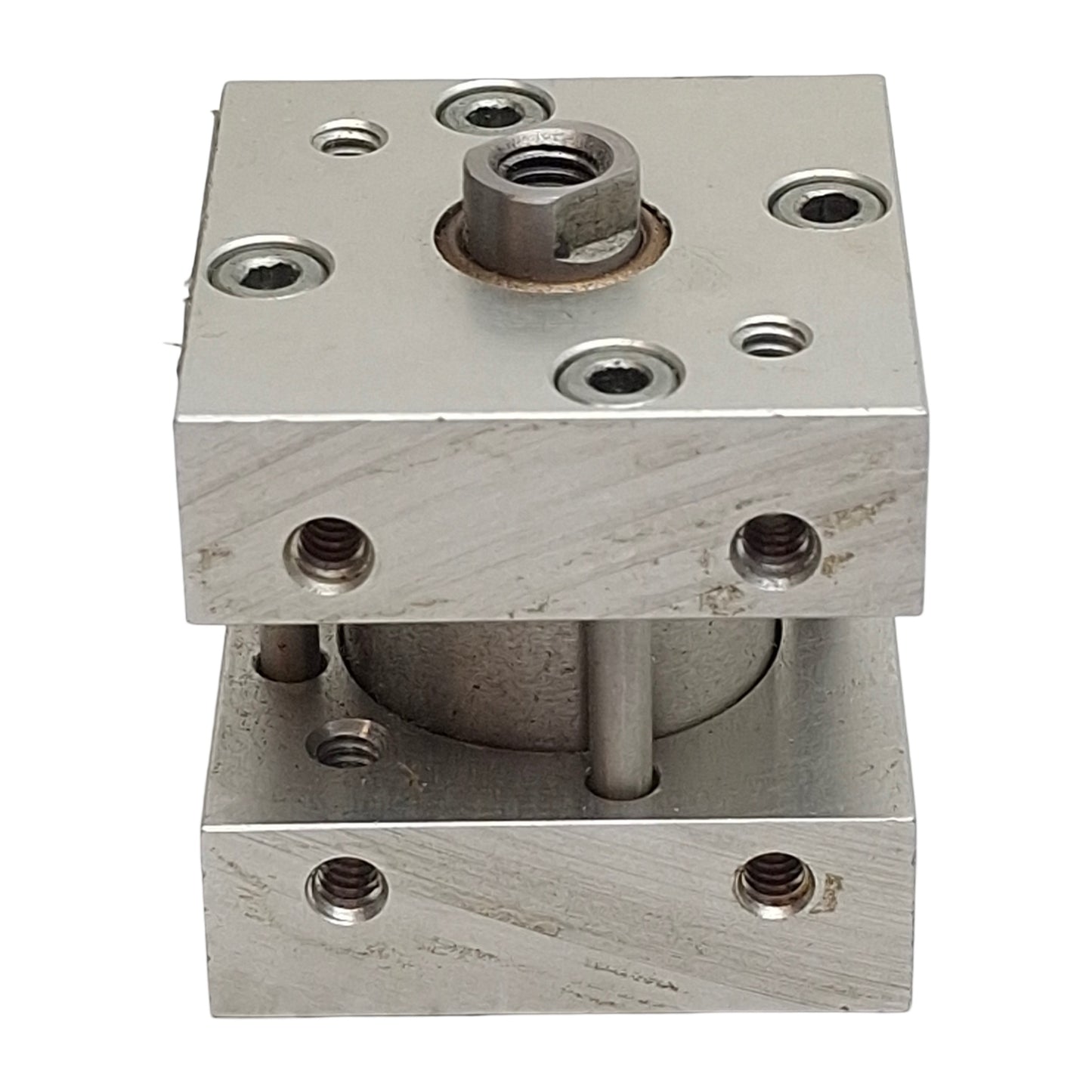Used Bimba FS-040.5 Pneumatic Flat-1 Cylinder ø3/4" Bore, 1/2" Stroke, 200psi, #10-32