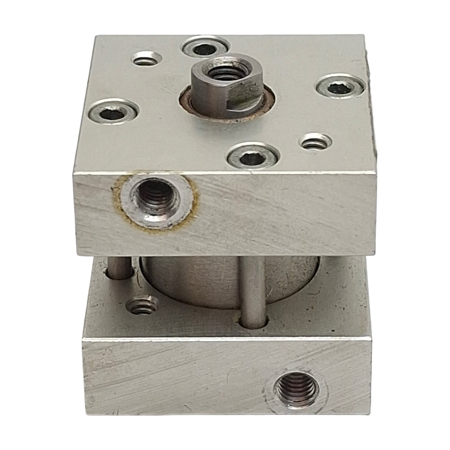 Used Bimba FS-040.5 Pneumatic Flat-1 Cylinder ø3/4" Bore, 1/2" Stroke, 200psi, #10-32