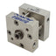 Used Bimba FS-040.5 Pneumatic Flat-1 Cylinder ø3/4" Bore, 1/2" Stroke, 200psi, #10-32