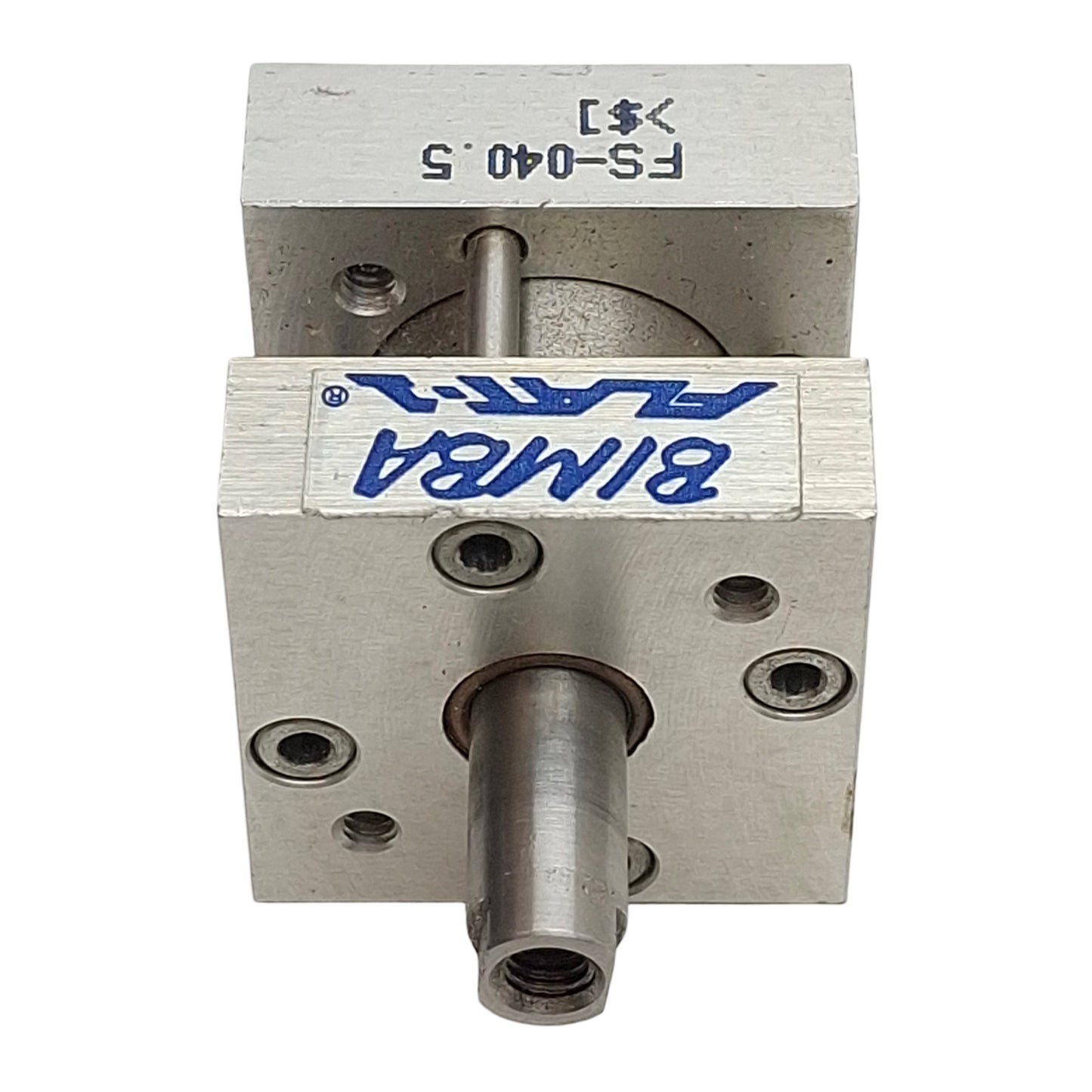 Used Bimba FS-040.5 Pneumatic Flat-1 Cylinder ø3/4" Bore, 1/2" Stroke, 200psi, #10-32