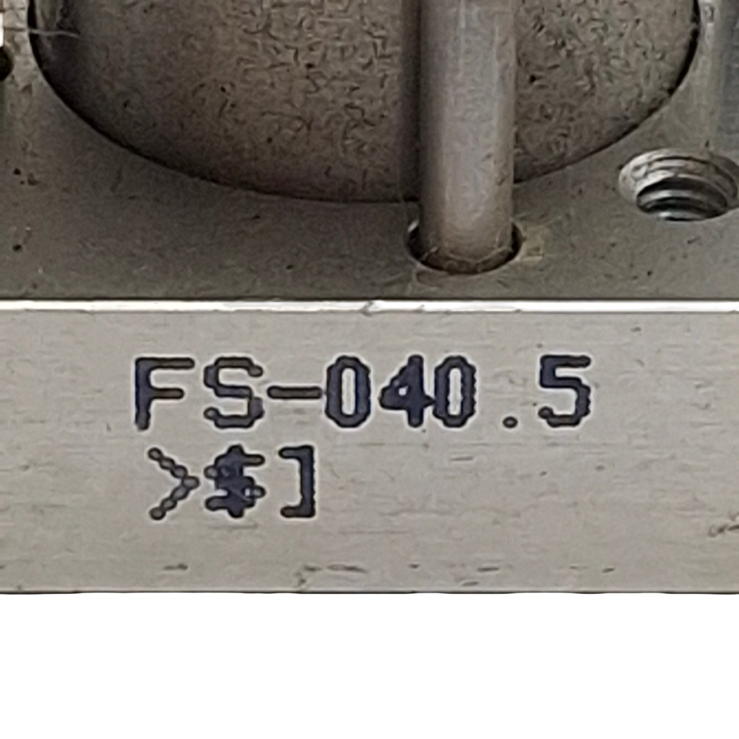 Used Bimba FS-040.5 Pneumatic Flat-1 Cylinder ø3/4" Bore, 1/2" Stroke, 200psi, #10-32