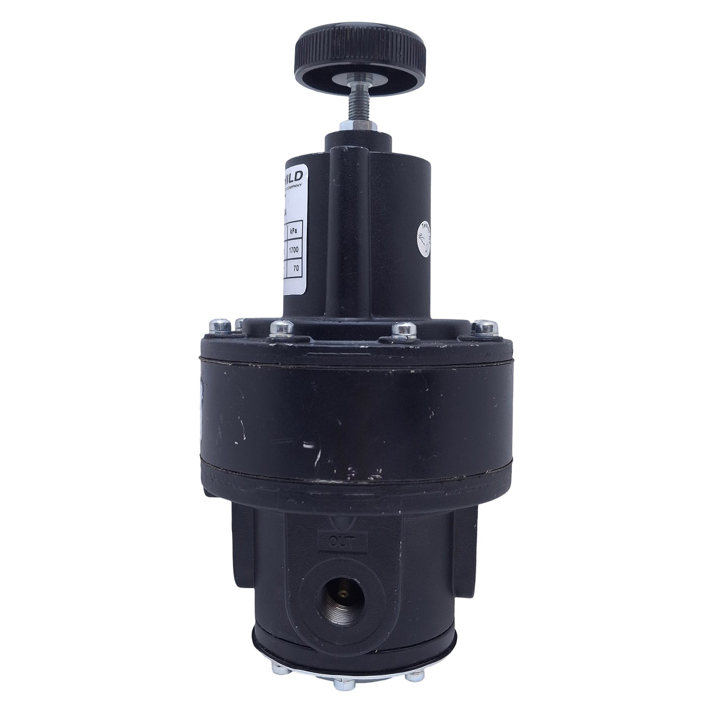 Used Fairchild 1623A Vacuum Regulator 3/8" NPT, 250psi Max, Vacuum-10psi Range