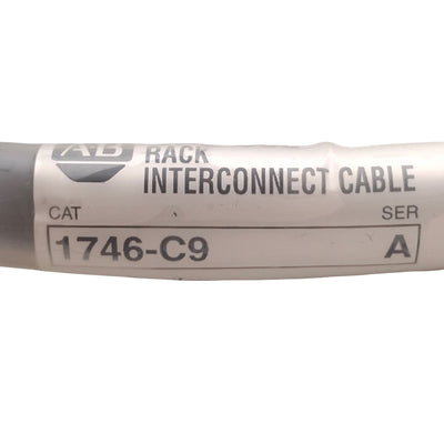 Used Allen Bradley 1746-C9 SLC 500 Programmable Controller Rack Interconnect Cable