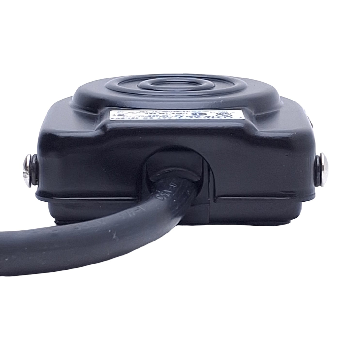 New Linemaster 491-SC3 Compact Momentary Foot Switch 10A 125-250VAC, SPDT Wired NO