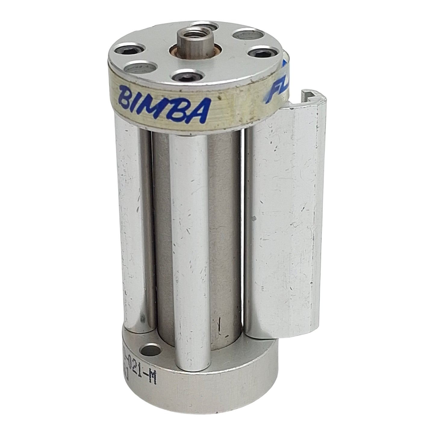 Used Bimba FO-021-M Flat-I Pneumatic Cylinder, ø9/16in Bore, 1in Stroke, #10-32UNF