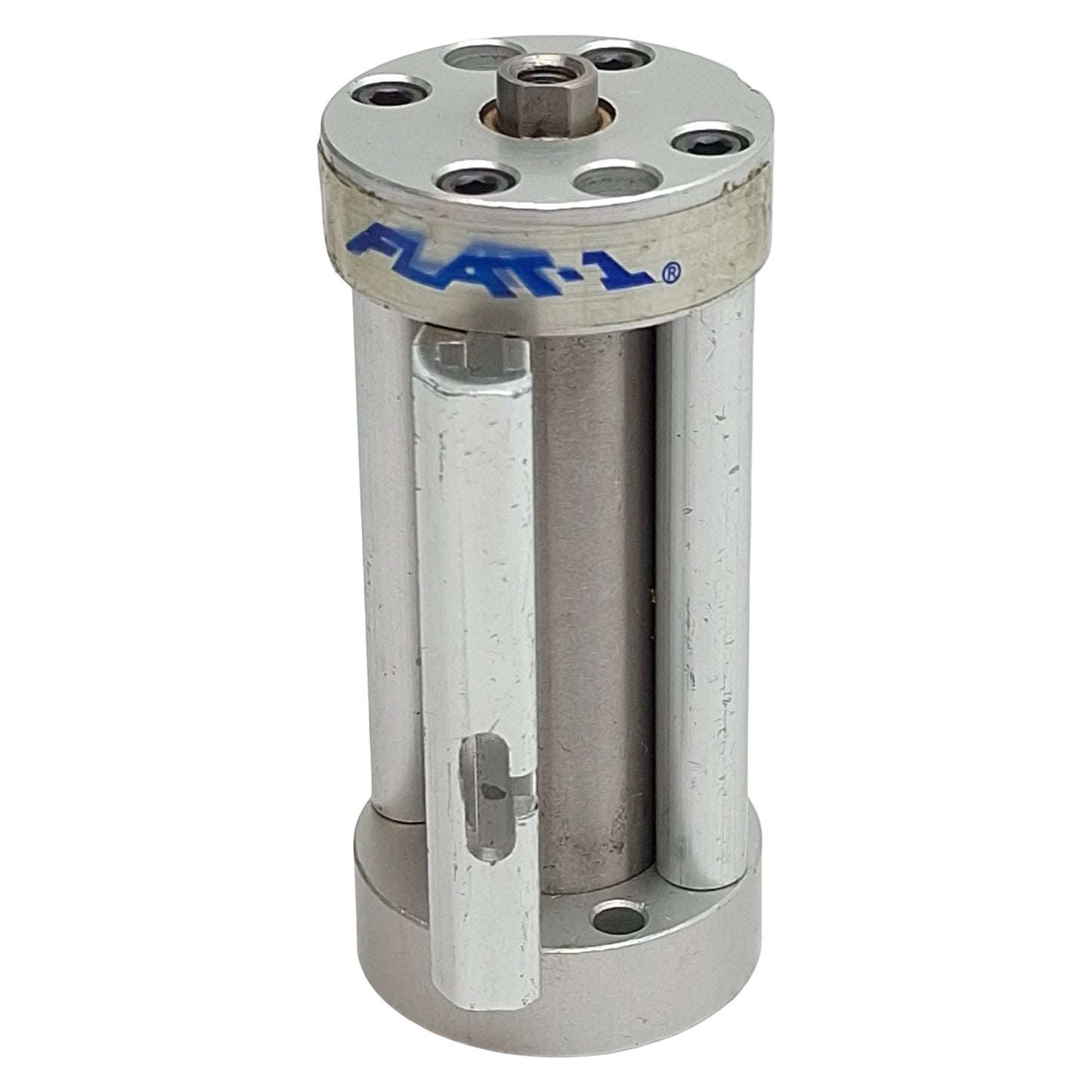 Used Bimba FO-021-M Flat-I Pneumatic Cylinder, ø9/16in Bore, 1in Stroke, #10-32UNF