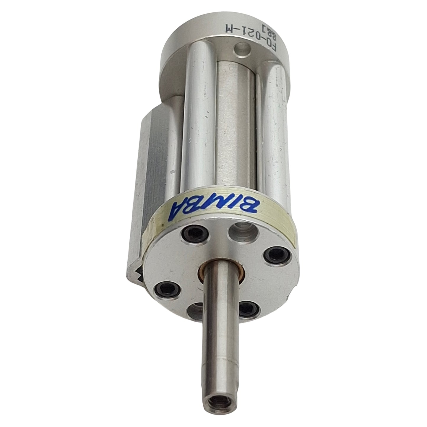 Used Bimba FO-021-M Flat-I Pneumatic Cylinder, ø9/16in Bore, 1in Stroke, #10-32UNF