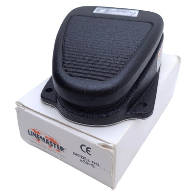 New Linemaster 632-S Momentary Clipper Foot Switch, 1HP 20A 125-250VAC, N.O Contact