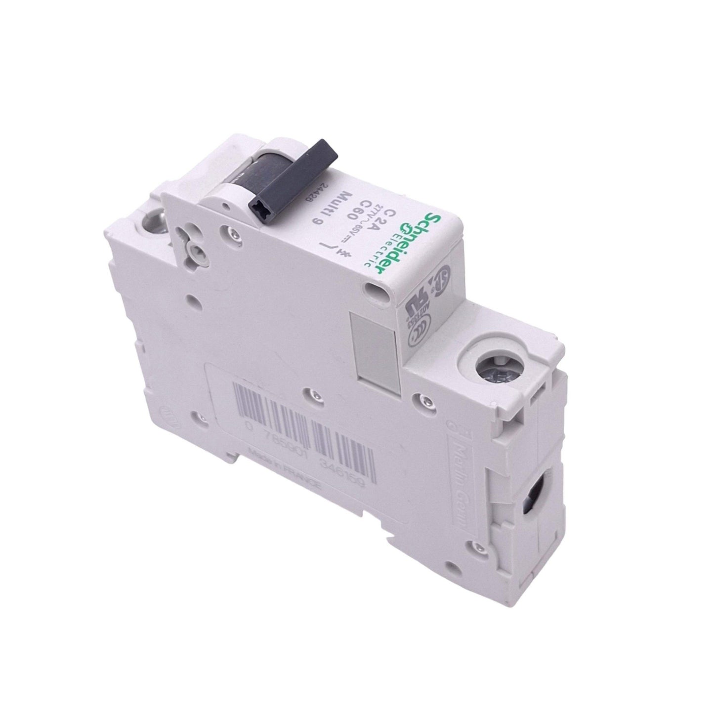 Used Schneider Electric 24426 Multi9 Circuit Breaker, 1-Pole 2A, 277VAC 65VDC