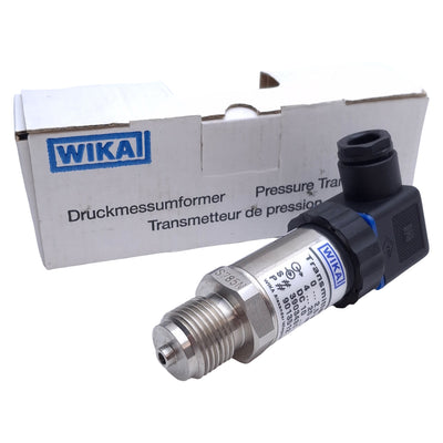 New Wika 9013512 Pressure Transmitter 0-2.5bar, 10-30VDC, 4-20mA Out, M12x1 Port