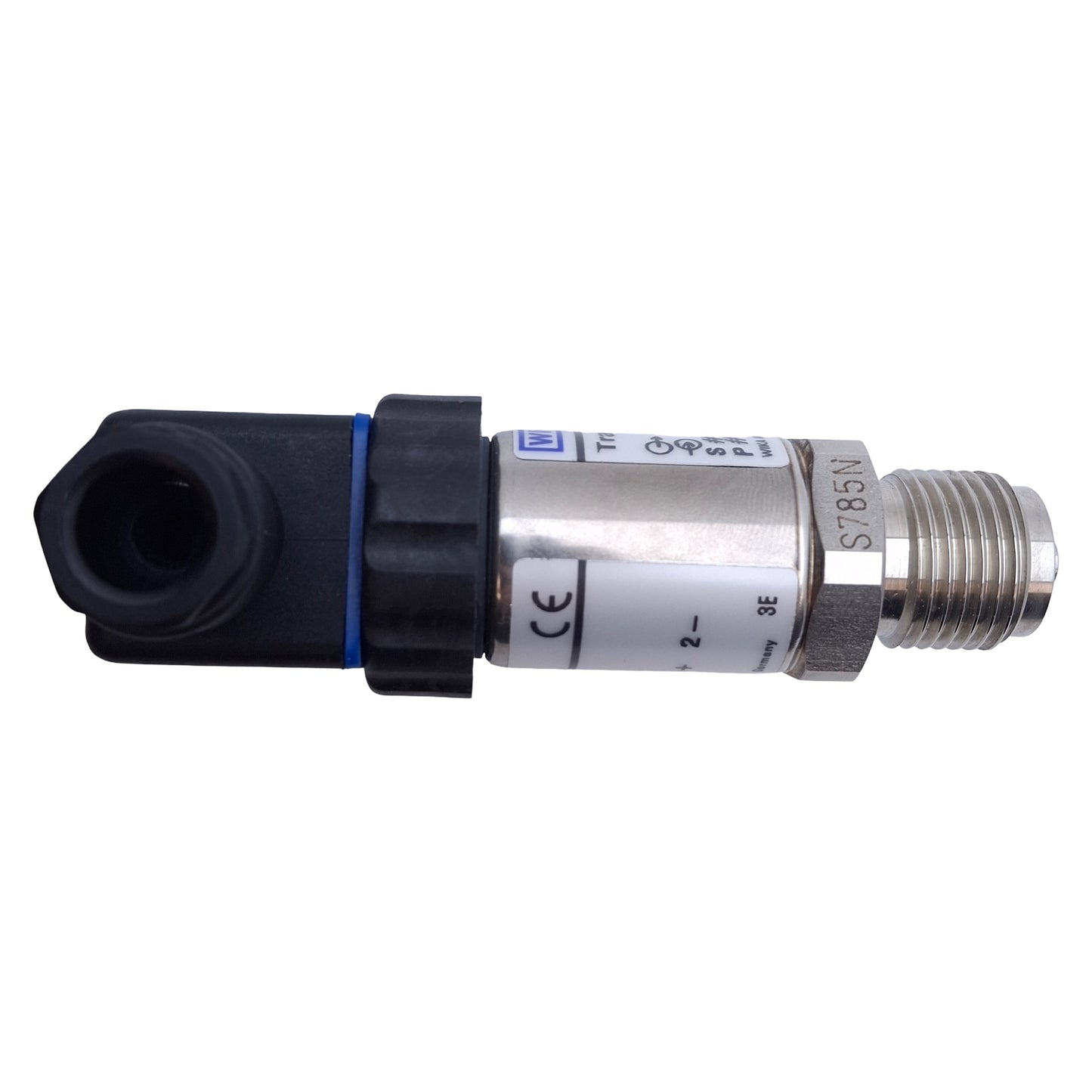 New Wika 9013512 Pressure Transmitter 0-2.5bar, 10-30VDC, 4-20mA Out, M12x1 Port