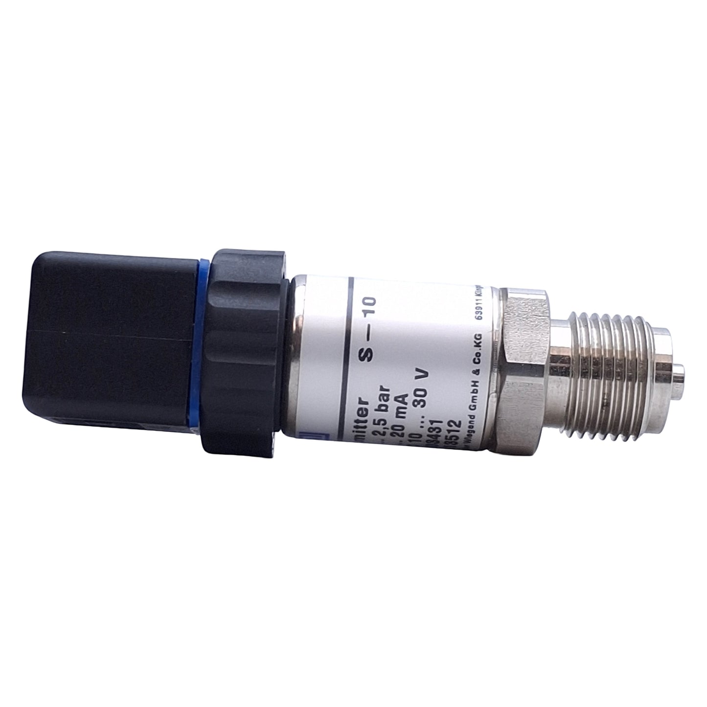 New Wika 9013512 Pressure Transmitter 0-2.5bar, 10-30VDC, 4-20mA Out, M12x1 Port