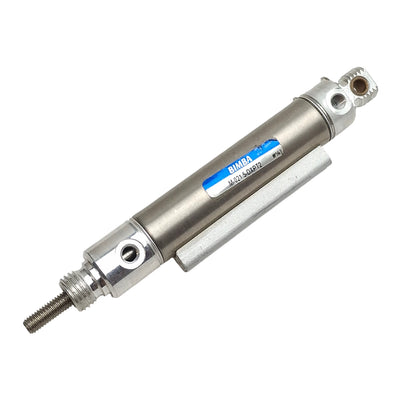 Used Bimba M-021.5-DXPT2 Pneumatic Cylinder, ø9/16in Bore, 1-1/2in Stroke, UNF0.190