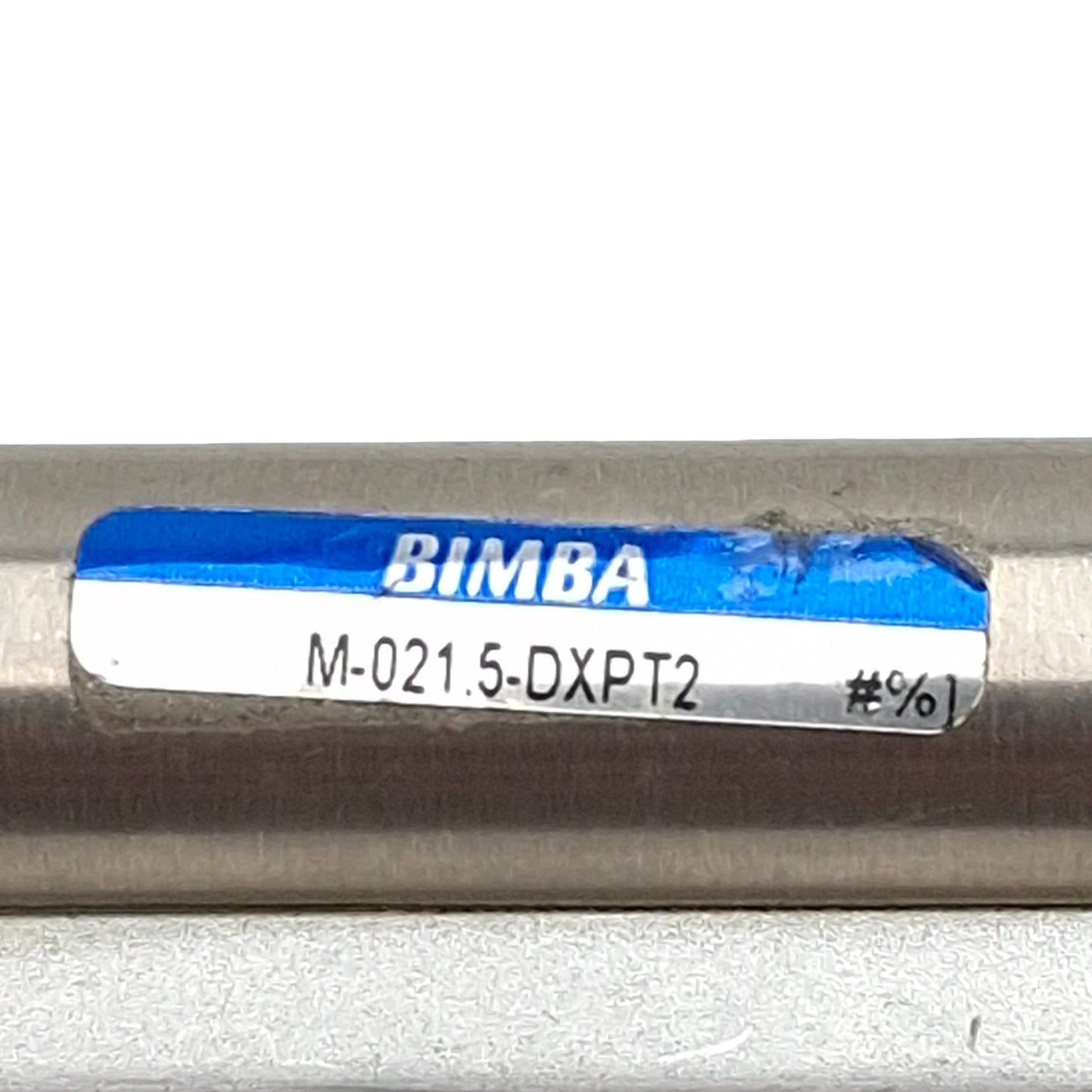 Used Bimba M-021.5-DXPT2 Pneumatic Cylinder, ø9/16in Bore, 1-1/2in Stroke, UNF0.190