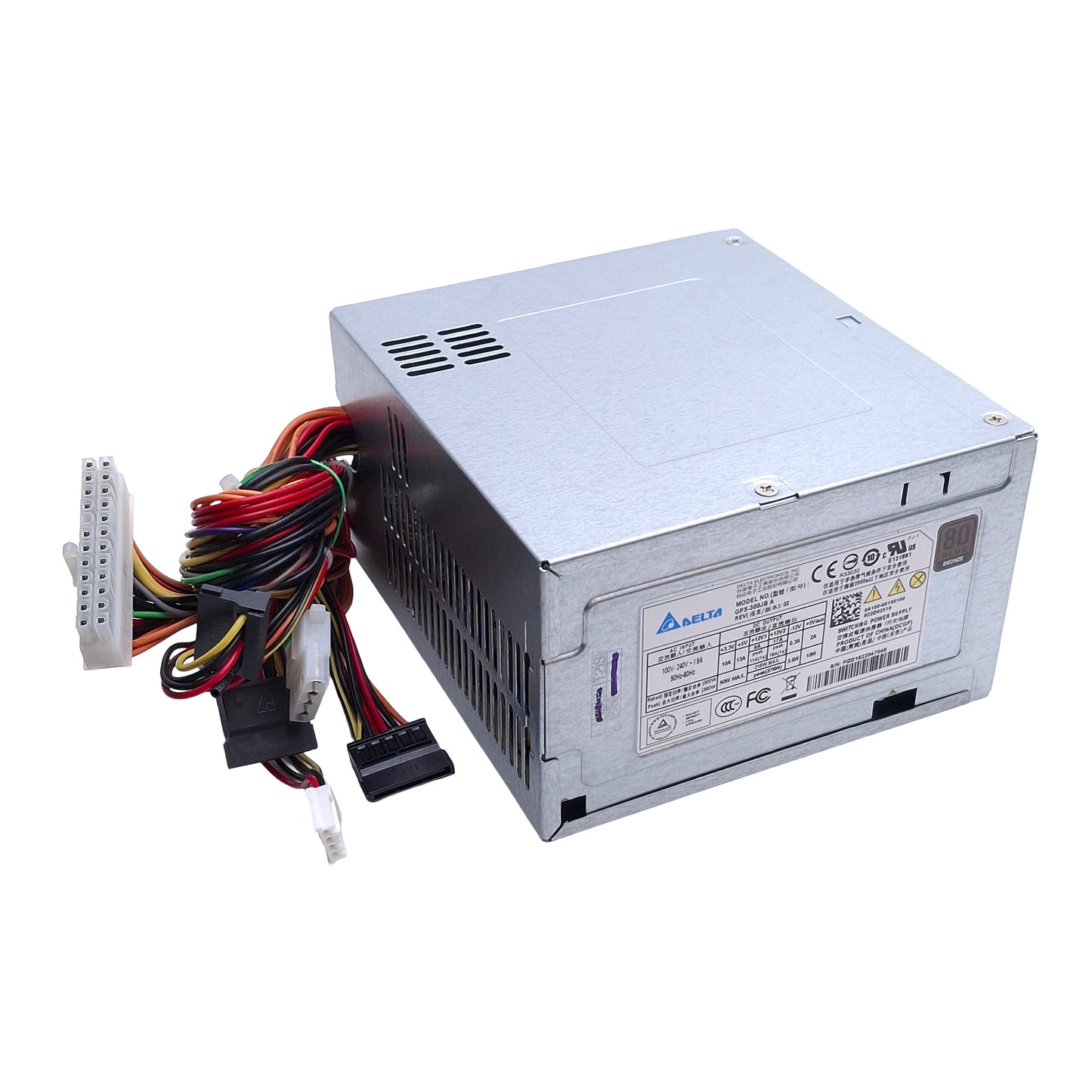 New – Open box Delta GPS-300JBA ATX PC Power Supply 300W Output, 100-240VAC Input, 24-Pin ATX