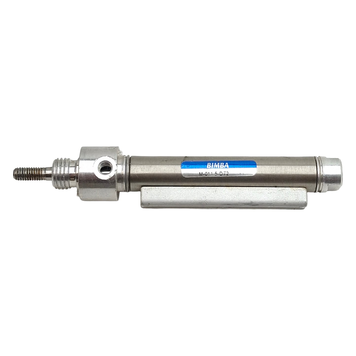 Used Bimba M-011.5-DT2 Pneumatic Cylinder, ø7/16in Bore, 1-1/2in Stroke, UNF0.190