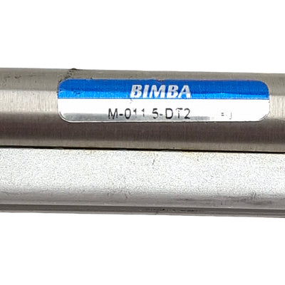 Used Bimba M-011.5-DT2 Pneumatic Cylinder, ø7/16in Bore, 1-1/2in Stroke, UNF0.190
