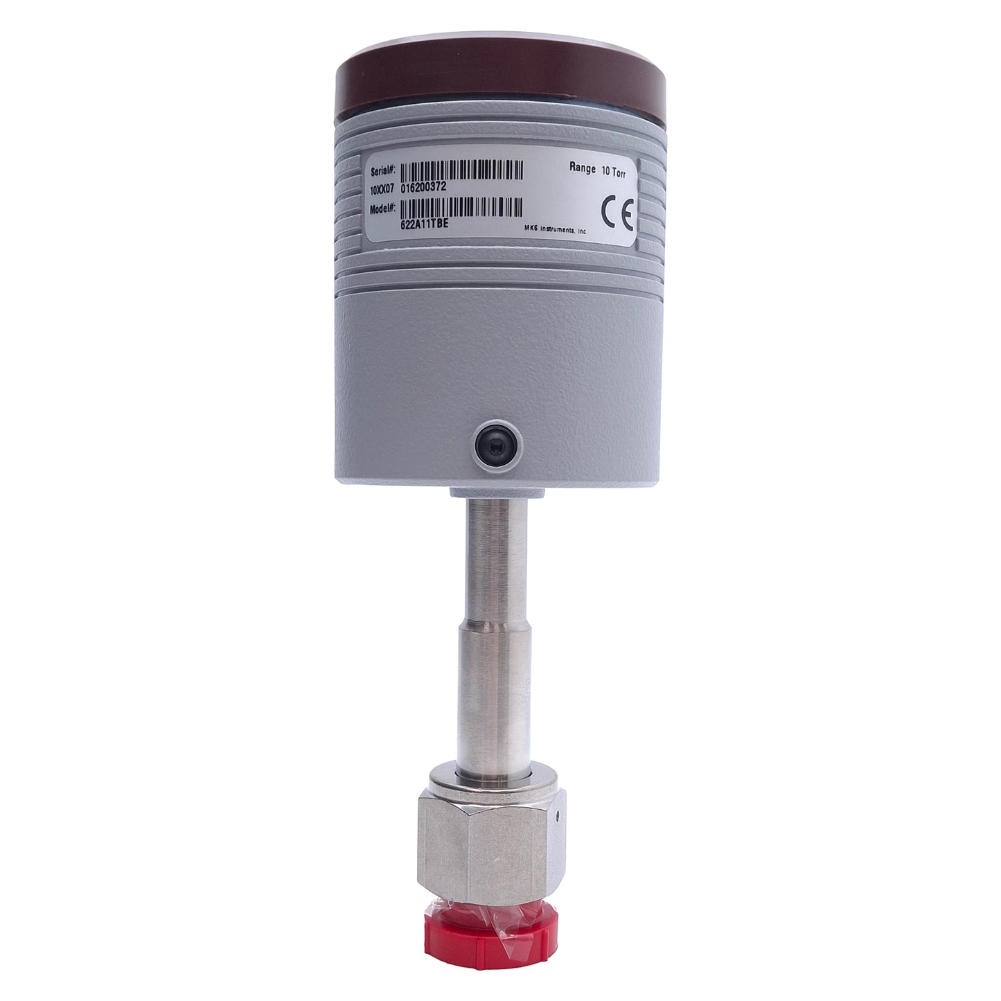 New MKS 622A11TBE Absolute Pressure Transducer 10 Torr Range, ±15VDC In, 0-10VDC Out