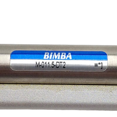 New Bimba M-011.5-DT2 Pneumatic Cylinder, ø7/16in Bore, 1-1/2in Stroke, UNF0.190