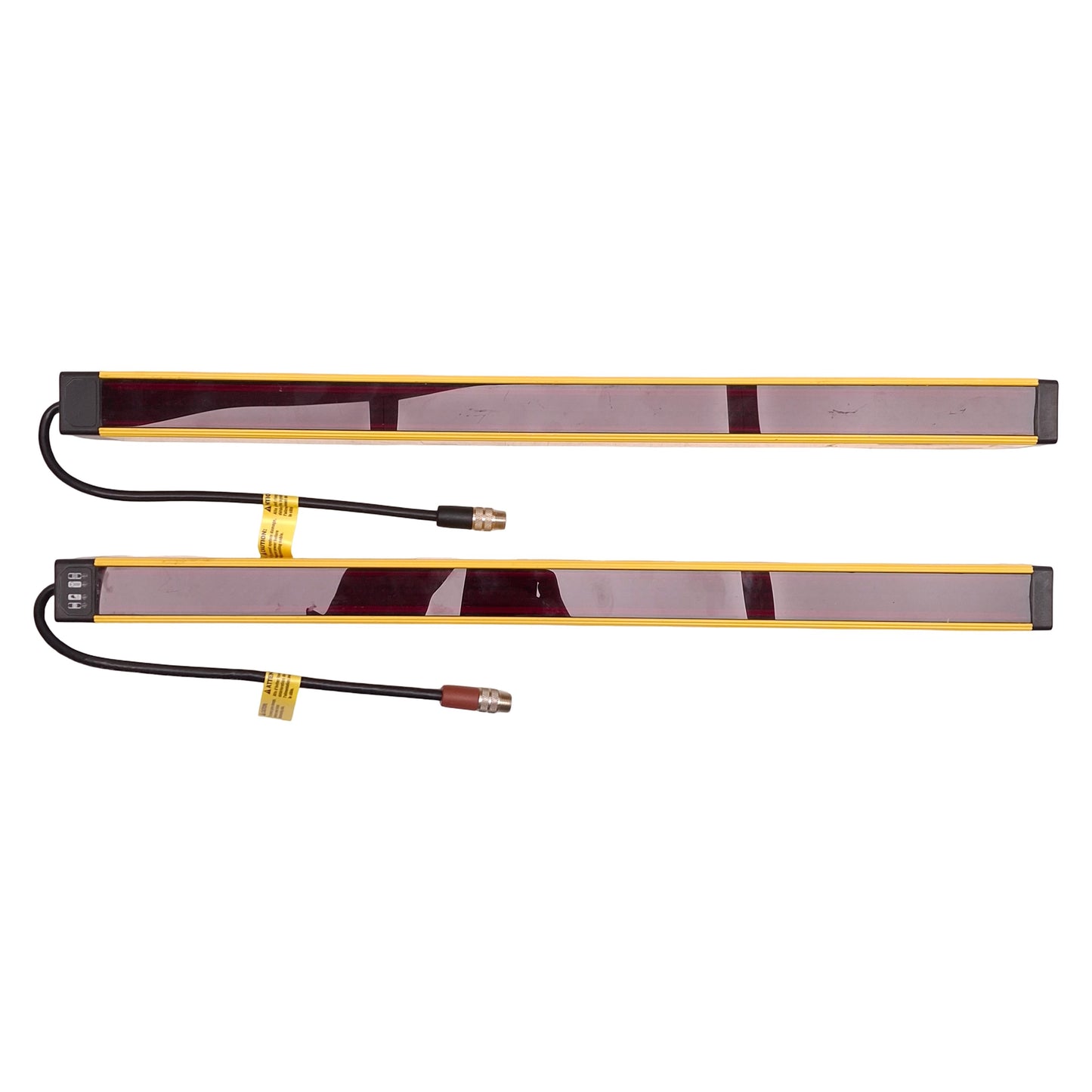 Used STI MS47SR-12-500-X/MS47-12-500-R Mini Safety Light Curtain 0.2-3m Range