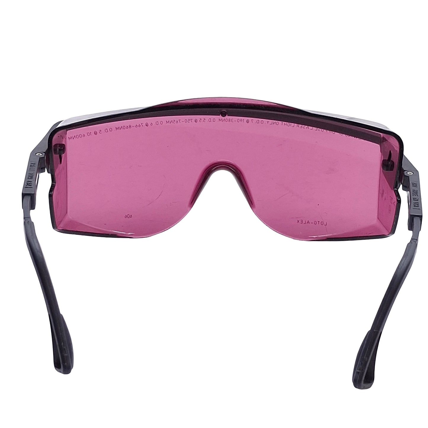 Used Uvex DVO LOTG-ALEX Laser Safety Glasses, ANSI Z87, Extra Small Size