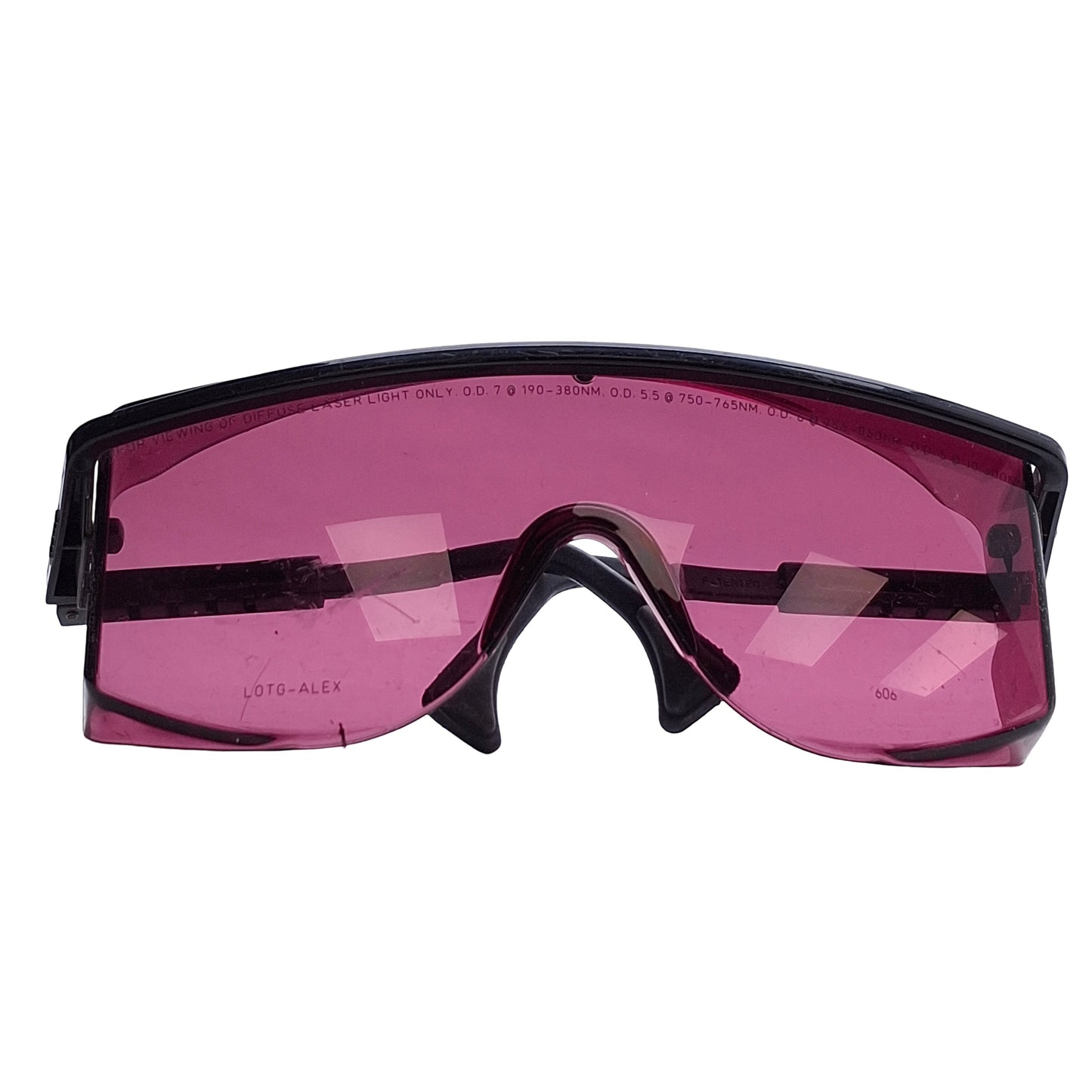 Used Uvex DVO LOTG-ALEX Laser Safety Glasses, ANSI Z87, Extra Small Size