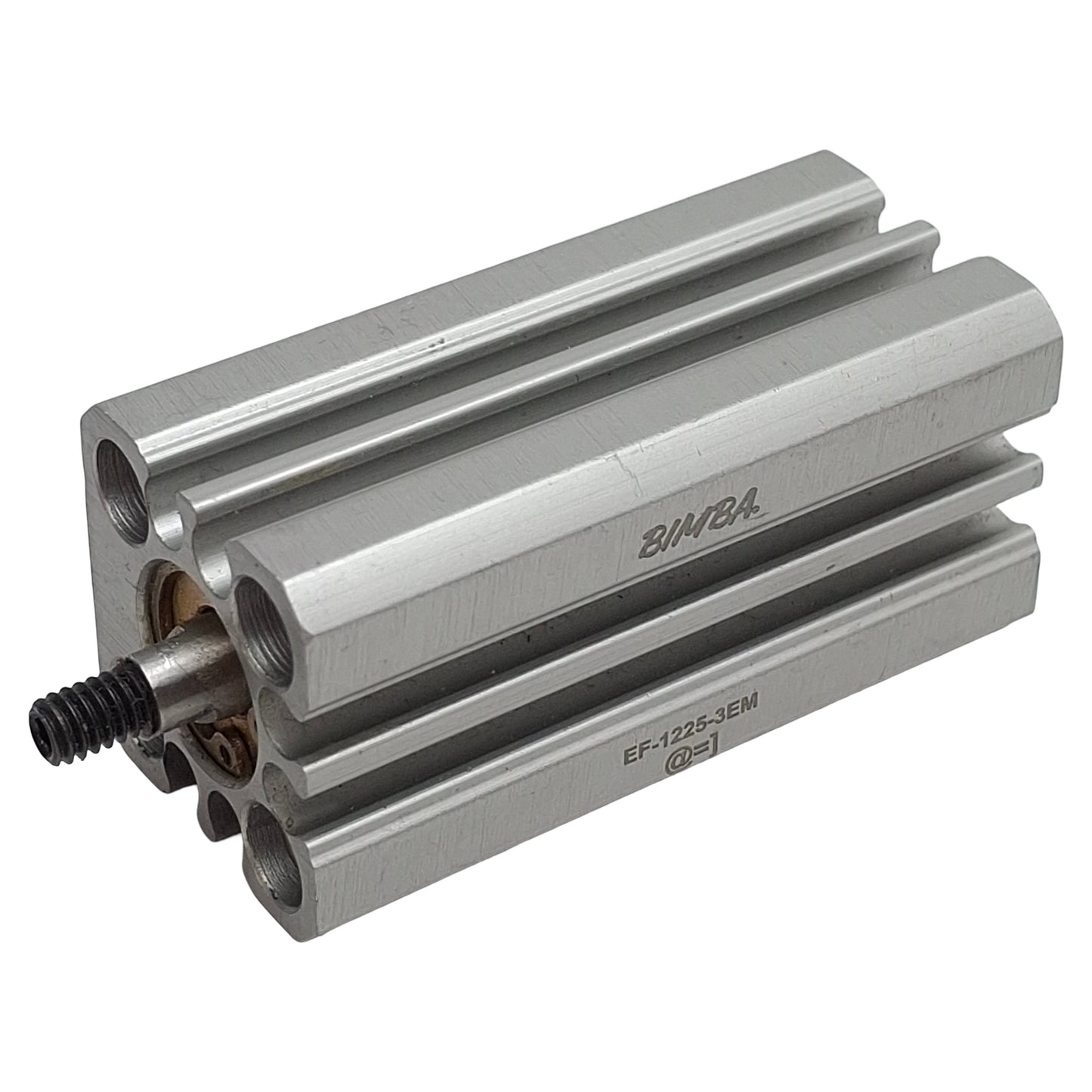 Used Bimba EF-1225-3EM Compact Cylinder, ø12mm Bore, 25mm Stroke, #10-32, 140psi