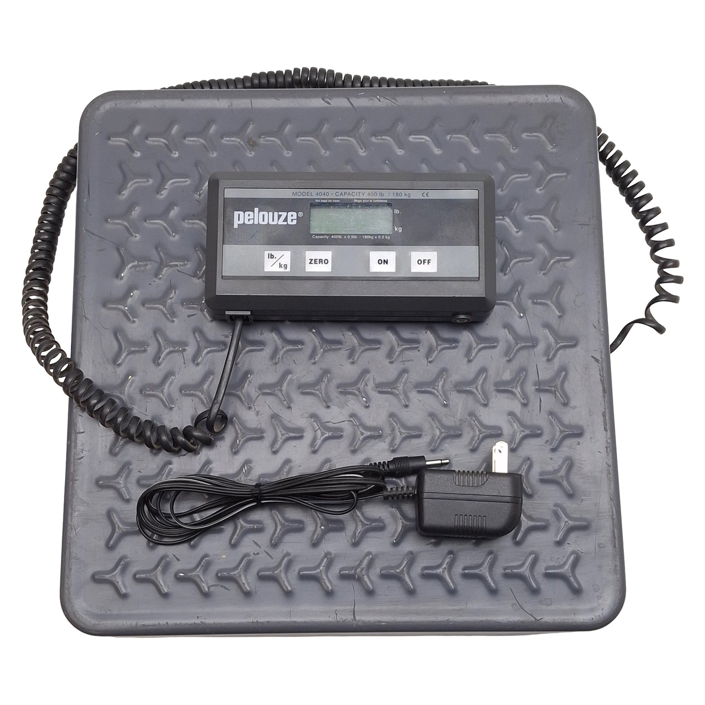 Used Pelouze 4040 Digital Shipping Scale, 400lb x 0.5lb / 180kg x 0.2kg Capacity