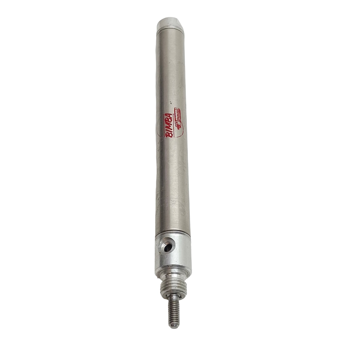 Used Bimba NR-024-D Pneumatic Cylinder, ø9/16in Bore, 4in Stroke, #10-32, 250psi