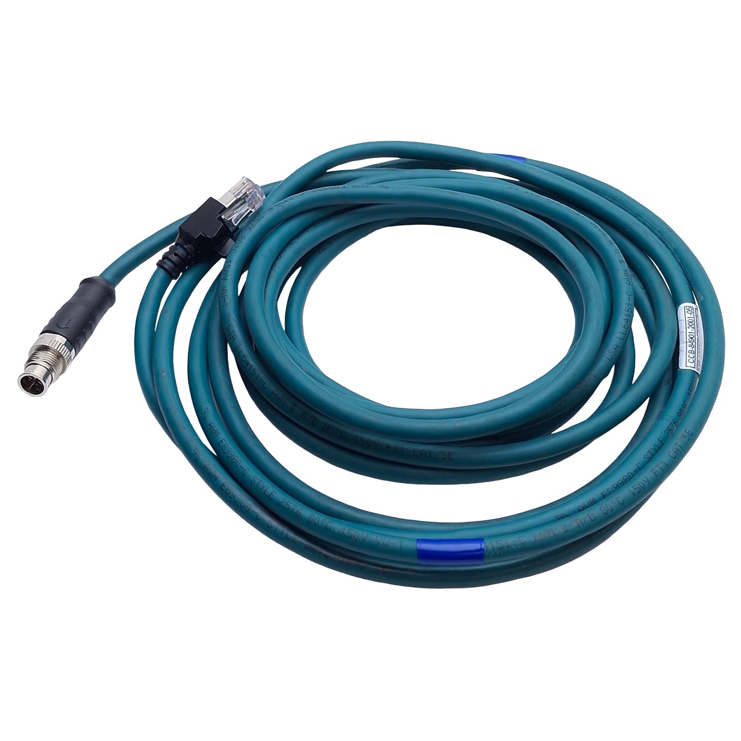 Used Cognex CCB-84901-2001-05 Vision System Ethernet Cable 8200 & 8400 Series *Knick*