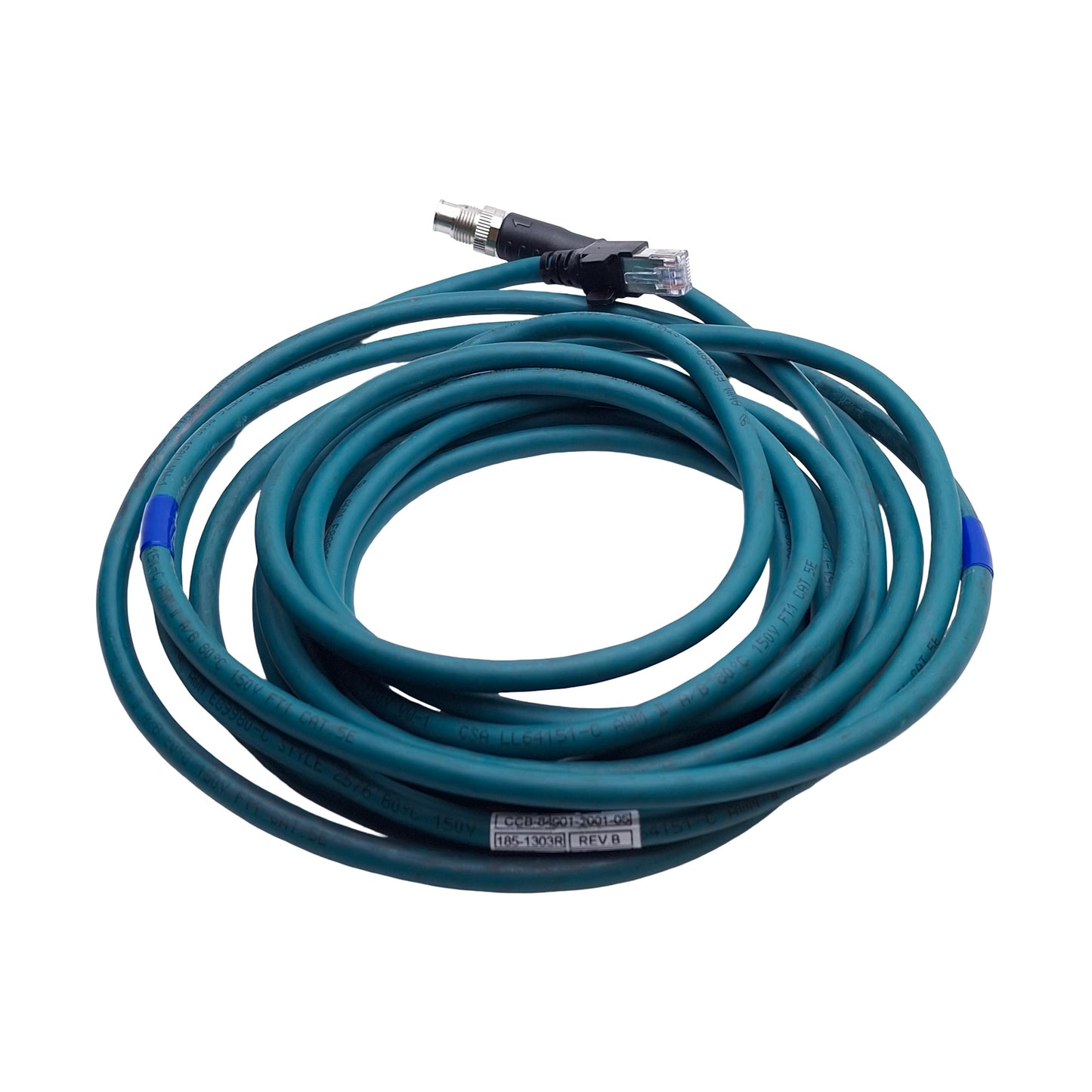 Used Cognex CCB-84901-2001-05 Vision System Ethernet Cable 8200 & 8400 Series *Knick*